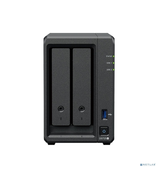 СХД настольное исполнение 2BAY NO HDD DS725+ SYNOLOGY
