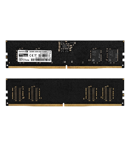 Оперативная память ExeGate Value, DDR5, 8GB (1x8GB), 5600 MHz, CL46, без радиатора