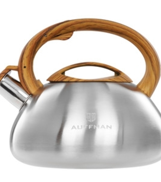 Чайник для плиты AUFFMAN AM-3407 из нержавеющей стали со свистком 3л