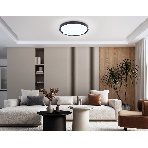 Потолочный светодиодный светильник Ambrella light FZ1248 BK черный IP54 30W 5000K D380*60 (Без ПДУ), фото3