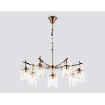 Люстра Ambrella light LH56033/7+1 BS/CL латунь/прозрачный E14*8 max 40W D790*1200, фото7