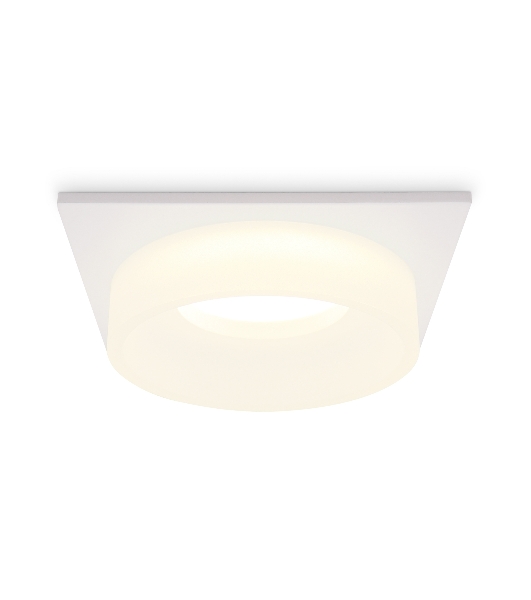 Светильник Ambrella light TN1314 SWH/FR белый песок/белый матовый GU5.3 92*92*45