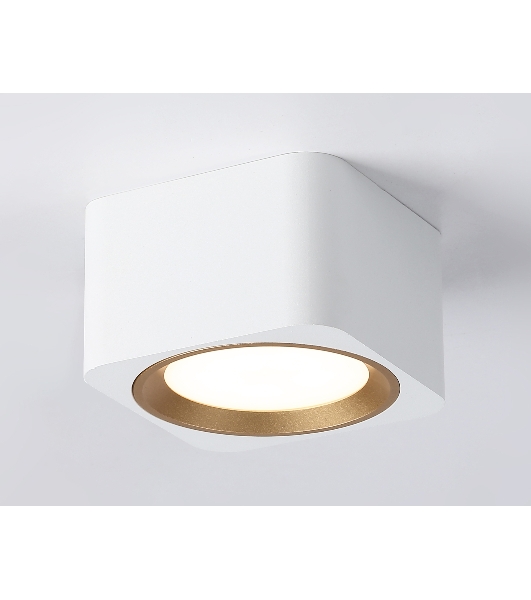 Светильник накладной TN70831 WH/GD белый/золото GX53 max 12W 96*96*60