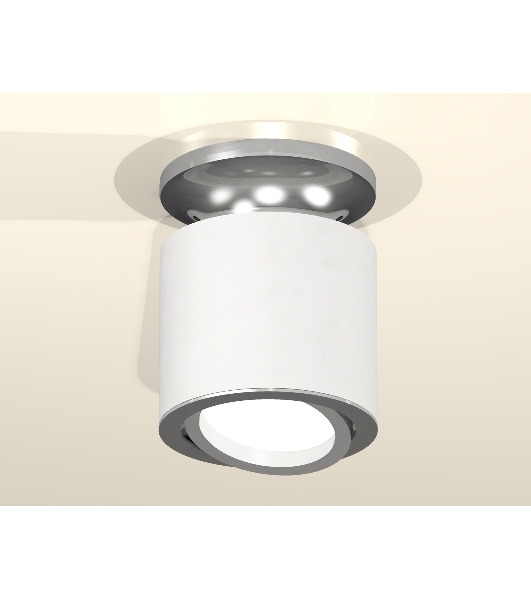 Светильник Ambrella Light XS7401100 SWH/PSL белый песок/серебро полированное MR16 GU5.3 (N7927, C7401, N7003)