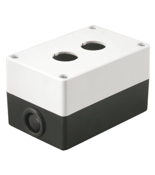 Корпус КП102 IEK BKP10-2-K01 для кнопок 2места белый