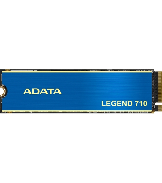 Накопитель SSD ADATA LEGEND 710, 512Gb, PCIe 3.0 x4, M.2 2280, NVMe, R/W 2400/1600, с радиатором
