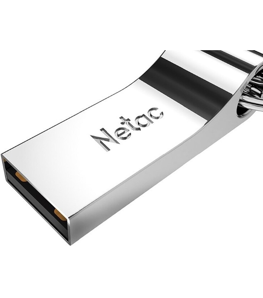 Флешка USB Netac U275 (NT03U275N-032G-20SL), 32Gb, USB 2.0, R/W 50/40, серебристый