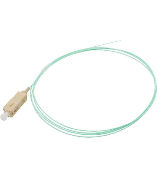 Кабель Pigtail LANMASTER LAN-PIG-SC/OM3-1.5 1.5x50/125 OM3 SC 2м ПВХ белый