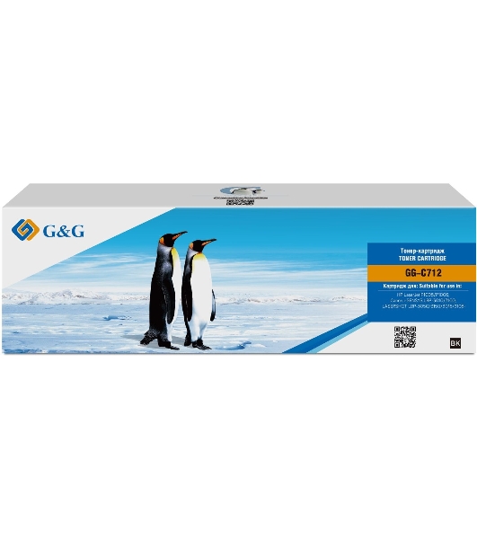 Картридж лазерный G&G GG-C712 черный (1500 стр.) для Canon LBP-3010/3100