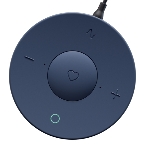 Умная колонка SBER Boom Mini 2, 5Вт, компактная, 1 динамик, GigaChat, Magnetic Sound, Мультирум, Детектор шума, Wi-Fi, Bluetooth 5.0, Салют, синий, фото4