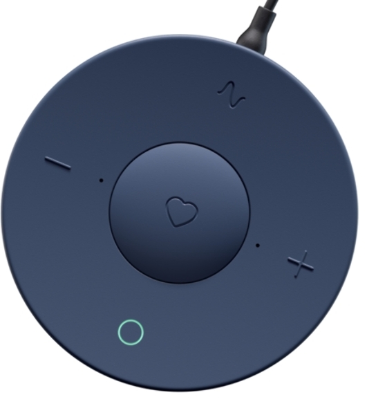 Умная колонка SBER Boom Mini 2, 5Вт, компактная, 1 динамик, GigaChat, Magnetic Sound, Мультирум, Детектор шума, Wi-Fi, Bluetooth 5.0, Салют, синий