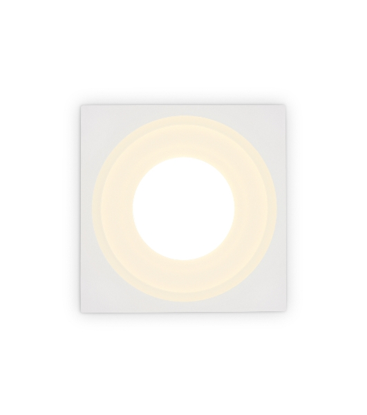 Светильник Ambrella light TN1314 SWH/FR белый песок/белый матовый GU5.3 92*92*45