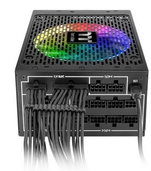 Блок питания Toughpower i Digital 1250 PS-TPI-1250DPCTEU-T /1250W/ATX 2.3 & EPS 2.92/A-PFC/14cm Riing Plus RGB fan/EU/80Plus Titanium