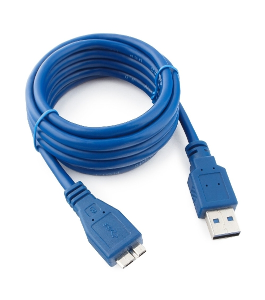 Кабель USB 3.0 для соед. 1.8м А-microB (5 pin) PRO позол.конт., пакет