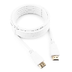 Кабель Cablexpert HDMI CC-HDMI4-W-10, 19M/19M, v2.0, медь, позол.разъемы, экран, 3 м, белый, пакет, фото4