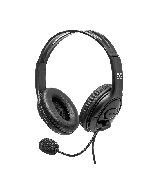 Гарнитура Exegate 960 USB Stereo чёрный, проводная, USB, регулятор громкости