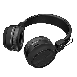 Беспроводные/проводные наушники Hoco W25 Promise черный, полноразмерные, Bluetooth + проводной, до 12 ч.