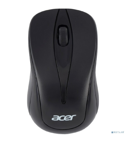 Мышь беспроводная Acer OMR131 черный, 1000 dpi, радиоканал, USB, кнопки - 3