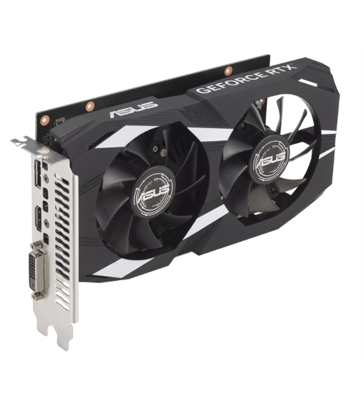 Видеокарта Asus DUAL-RTX 3050-O6G NVIDIA GeForce RTX 3050 6Gb 96bit GDDR6 PCI-E 4.0 1507/14000 DVIx1 HDMIx1 DPx1 HDCP Ret