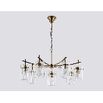 Люстра Ambrella light LH56033/7+1 BS/CL латунь/прозрачный E14*8 max 40W D790*1200, фото5