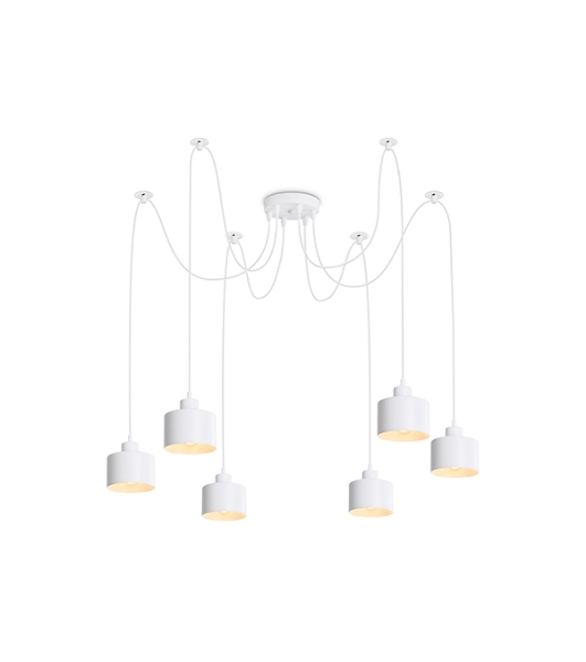 Светильник Ambrella light TR8131/6 WH белый E27*6 max 40W D700*800