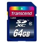 Флеш карта SDXC 64Gb Class10 Transcend TS64GSDXC10U1 BULK w/o adapter, фото 1
