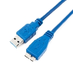 Кабель USB 3.0 для соед. 1.8м А-microB (5 pin) PRO позол.конт., пакет, фото5