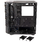 Компьютерный корпус Hiper PB81 черный без БП ATX 3x120мм 2xUSB2.0 2xUSB3.0 audio bott PSU, фото22