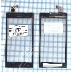 Сенсорное стекло (тачскрин) для Huawei Ascend G6, черное, фото3
