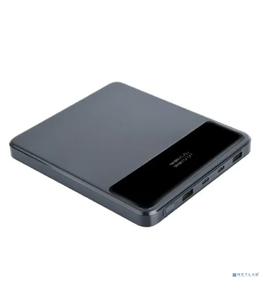 Портативный аккумулятор Perfeo Powerbank LAPTOP 105W 20000 mAh/LED дисплей/PD + QC 3.0/2 Type-C/2USB/Выход: 5A,max105W черный (PF_E1472)