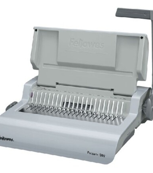 Переплетчик Fellowes Pulsar+ (FS-56276) A4/перф.17л.сшив/макс.300л./пластик.пруж. (6-38мм)