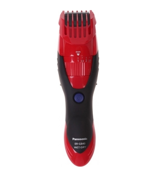 Машинка для стрижки Panasonic ER-GB40 красный (насадок в компл:1шт)
