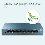 Коммутатор TP-Link LS108G 8-портовый 10/100/1000 Мбит/с настольный коммутатор SMB, фото 1