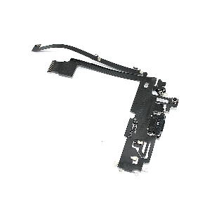 Шлейф с разъемом зарядки и микрофоном для Apple iPhone 12 Pro Max, синий