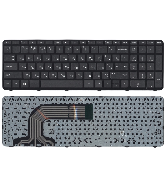 Клавиатура для ноутбука HP Pavilion 17 17-E черная с рамкой