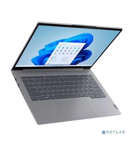 Ноутбук Lenovo Thinkbook 14 G6 IRL Core i7 13700H 8Gb SSD 512Gb Intel Iris Xe graphics 14' IPS WUXGA (1920x1200) noOS grey WiFi BT Cam Bag (21KG005QEV)