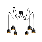 Светильник Ambrella light TR8132/6 BK черный E27*6 max 40W D700*800, фото3