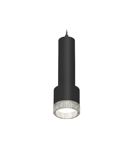 Светильник Ambrella Light XP8111005 SBK/CL черный песок/прозрачный GX53 (A2302, C6356, A2101, C8111, N8480)