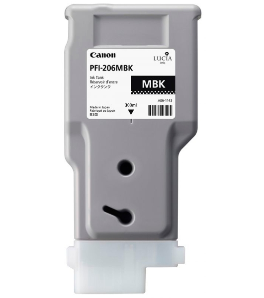 Картридж струйный PFI-206MBk (5302B001), для Canon iPF6400/6450, Черный Матовый, 300ml