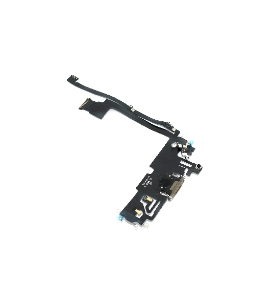 Шлейф с разъемом зарядки и микрофоном для Apple iPhone 12 Pro Max, золотистый
