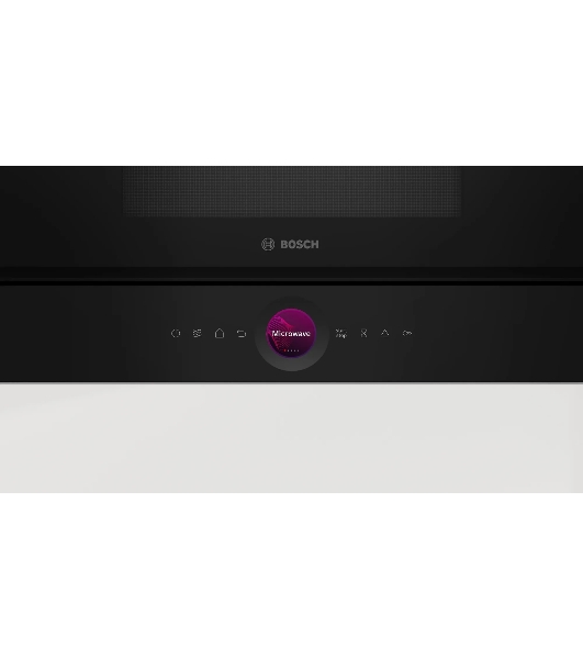 Встраиваемая микроволновая печь Bosch BEL7321B1 900Вт, 5 режимов, кварцевый гриль,инвертер, 21 л, черный, петли слева