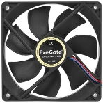 Вентилятор для корпуса ExeGate E12025S4P-PWM черный, 120 мм, 1500 об/мин, 25 дБ, 4 pin, фото11