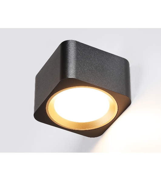 Светильник накладной TN70832 BK/GD черный/золото GX53 max 12W 96*96*60
