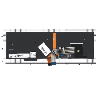 Клавиатура для ноутбука Lenovo Thinkpad S5 2nd Gen черная с подсветкой