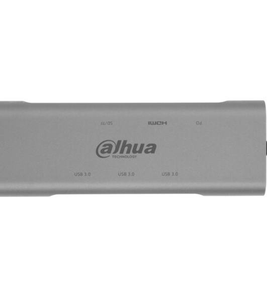 USB-концентратор Dahua TC38, USB Type-C, USB 3.0 + HDMI + RJ45 + SD/TF + PD Docking Station, USB