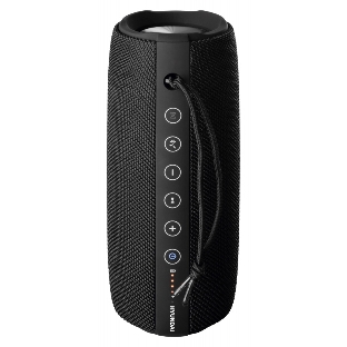 Колонка портативная Hyundai H-PAC340 черный 20W 1.0 BT/3.5Jack/USB 10м 5000mAh