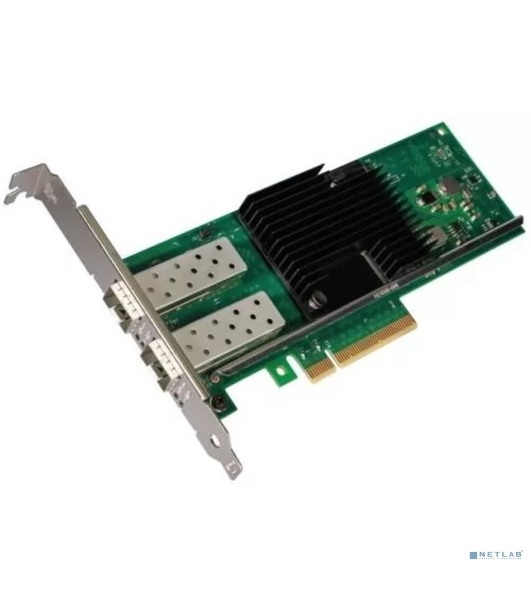 Сетевой Адаптер Intel Ethernet Converged Network Adapter X710-DA2, 10GbE/1GbE dual ports SFP+, open optics, PCI-E 3.0x8 (Low Profile and Full Height brackets included) bulk