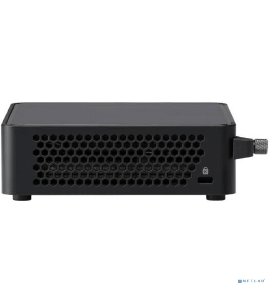 Платформа системного блока Nettop ASUS NUC Model: NUC14RVH, Intel Core 3 Processor 100U, 2xDDR5-5600 SO-DIMM supp, Intel Graphics, Wi-Fi 6E AX211, BT v5.3, 3xUSB 3.2 Gen2, 1xUSB 2.0, 1xUSB 3.2 Gen2 Type-C + 2xT-bolt 4 Type-C w/DP 1.4, 2xHDMI 2.1, 1xRJ45 LAN, 1xDC-in, Supp: 128Gb~4TB M.2 2280 NVMe PCIe 4.0 x 4 SSD+128Gb~1TB M.2 2242 NVMe PCIe 4.0 x 4 SSD+128Gb~4TB 2.5' SATA SSD/HDD, 19VDC, 4.74A, 90W Adapter, W/O OS, ASUS LOGO, черный