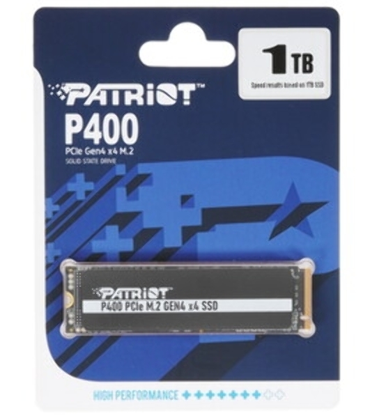 Накопитель SSD Patriot P400 Lite 1Tb M.2 2280 NVMe PCle 4.0 x4 R3500/W2700 TbW 560Tb 3D NAND with HS