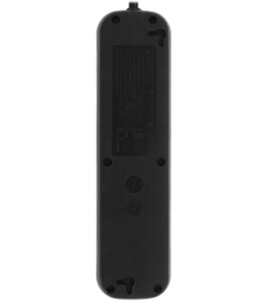 Удлинитель Defender M450 черный, 5 м, EURO, 4 розетки, 2200 Вт